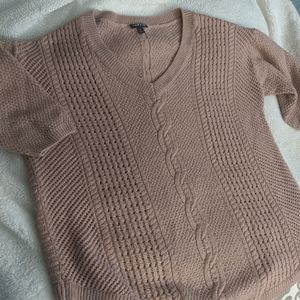 Torrid mauve shimmer sweater.